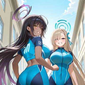 アスナとカリン　アスリート7