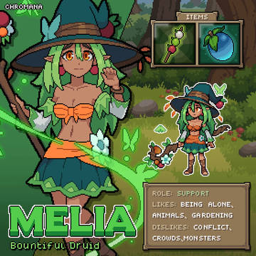 Melia, the bountiful druid