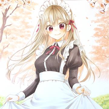 春メイド