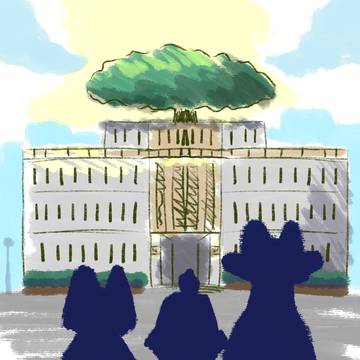ウェルズ図書館ラフ