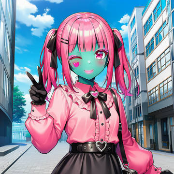 #246 地雷系異色肌女子の日常 21