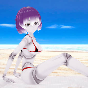 Terra Byte on the beach
