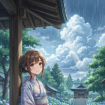 雨宿り