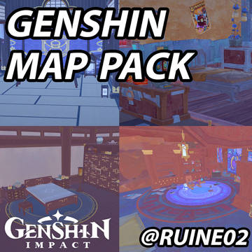 [KK/KKS]Genshin Map Pack Release