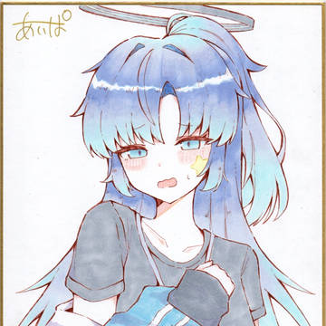 早瀬ユウカ(体操服)直筆中色紙