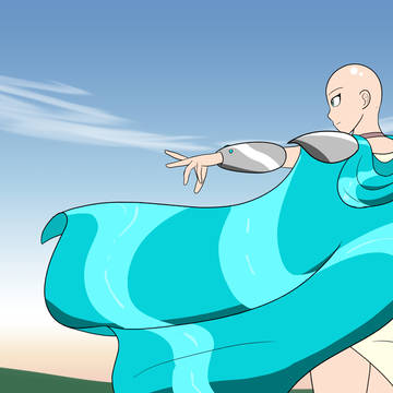 Devani with Shiny Cape