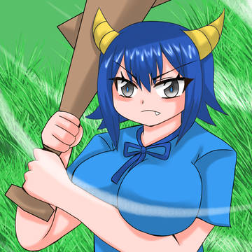 突発、よその子を描いてみました。