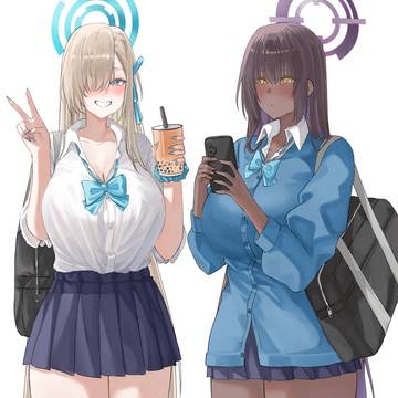 Asuna and Karin uwu