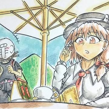 読書する蓮子