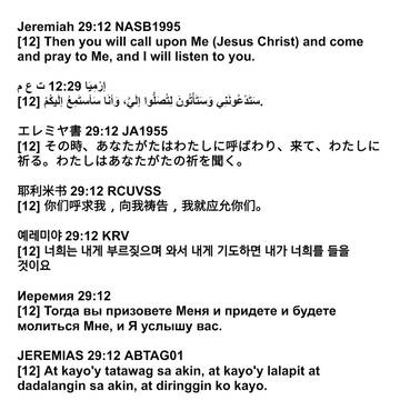 Jeremiah 29:12