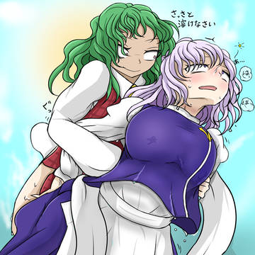 幽香さんに捕まったレティさん