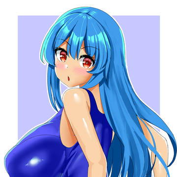 スク水天子ちゃんのケツ