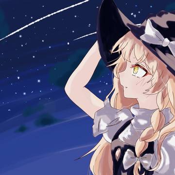 星降る夜と少女