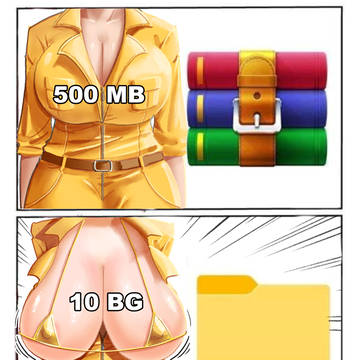 April unzip big files