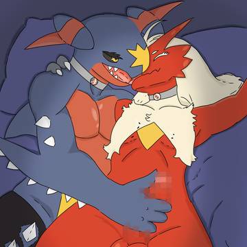 Mega garchomp z X blaziken
