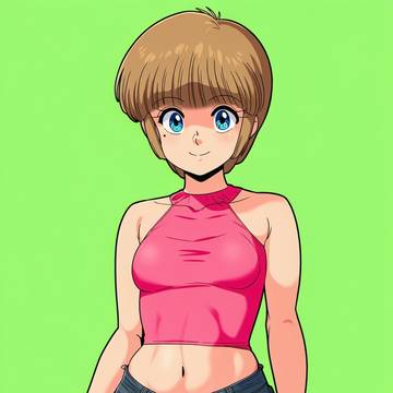 green background