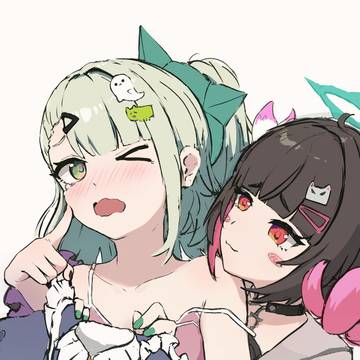 らくがき　千夏と南宮羽