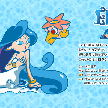 水の妖精エリアス 〜ポップン風プロフィール