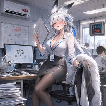 エアコン故障中の白銀OL (snowcrane)