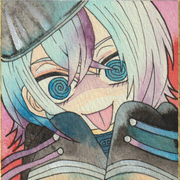 水彩デフォルメイラスト！