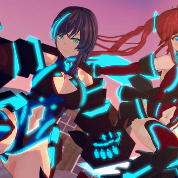Midori & Haruka OC Cards + Scene
