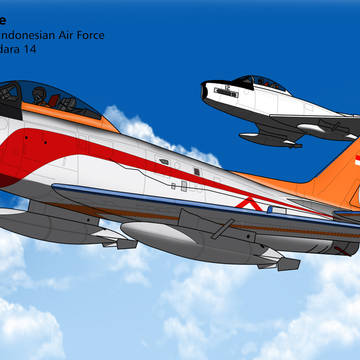 F-86 Sabre TNI AU