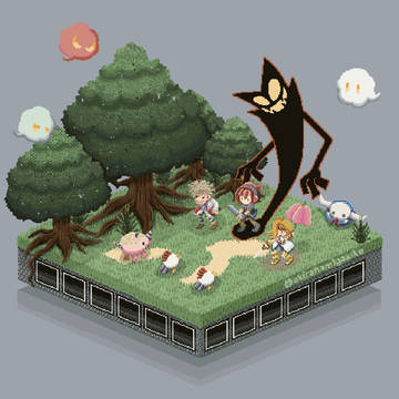 25周年ドット絵(※うごイラ版)