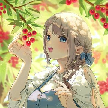 「大きいの、いっぱい実ってるよ!」