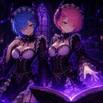 【IF】悪堕ちラム&レム - リゼロ