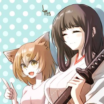 眷属神と巫女さん