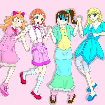 まゆちゃんがコミュ症キャラだと思って描いた過去絵