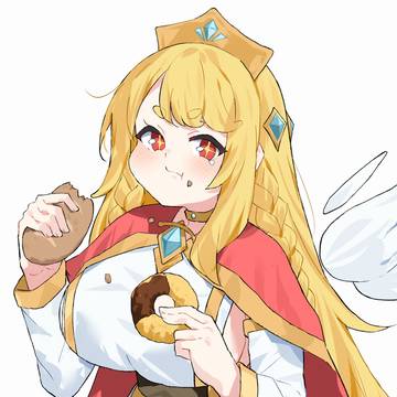 もぐもぐ擬人化エルフィン