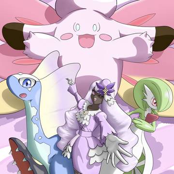 ユカリと手持ちのポケモン達