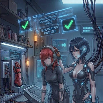 戦闘用アンドロイドと冷たい口付け(9)