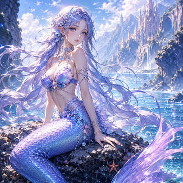 異世界人生交換ゲーム（人魚のイメージ図）