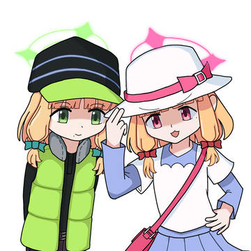 Green and Pink