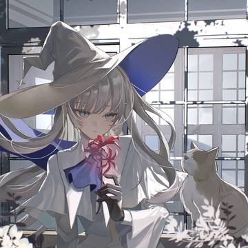 白い魔女と猫