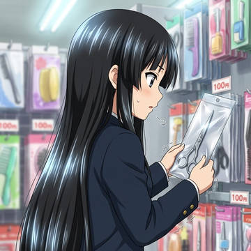 断髪前