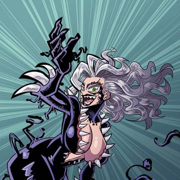 Venom Black cat