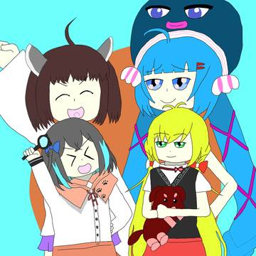 どこか面影を感じる幼女組とキャッキャなウナきりちゃん