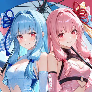 姉妹でレースクィーン