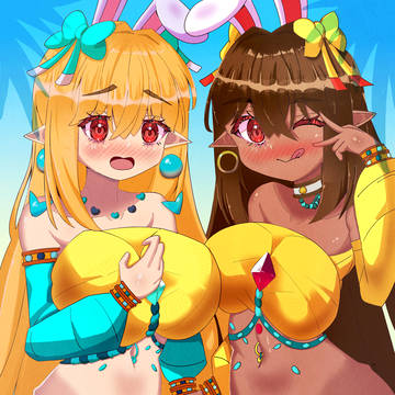 うさ耳エルフの踊り子さんたち