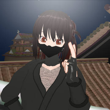 NPC化させられプレイアブルキャラクター系忍者女子