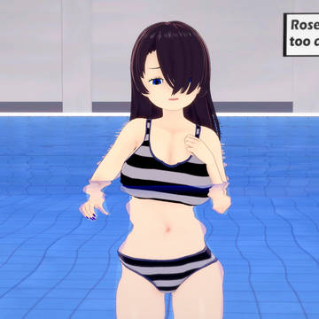 Momoko and Rose's Lifeguard Play