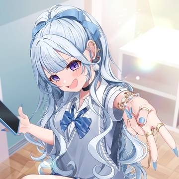 熊野ふぁい様エイプリルフール用ギャルイラスト