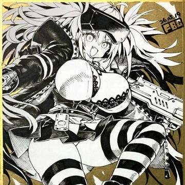 手描きミニ色紙 オリジナル ドロテ