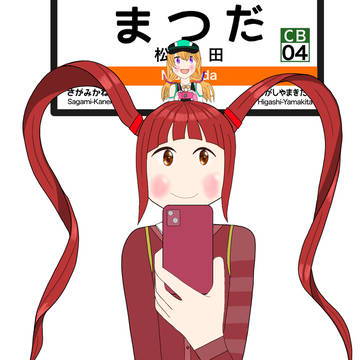 入れ子構造マスター(アイドル)とでんこ
