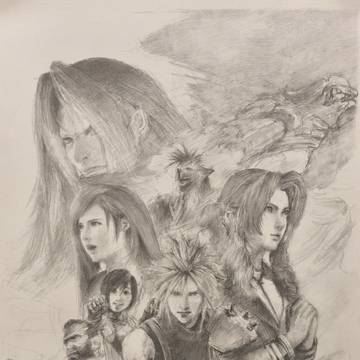 休みの日のお絵描き