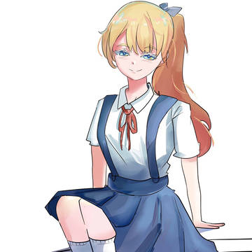 ハイソックスを穿いて
