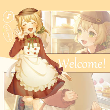 パン屋さん立ち絵！